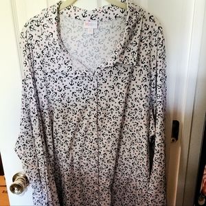 Price Reduced 6/3 Lularoe Valentina 3xl Top